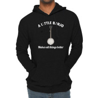 Banjo Bluegrass Music Traditional Musician Funny Gift Lightweight Hoodie | Artistshot