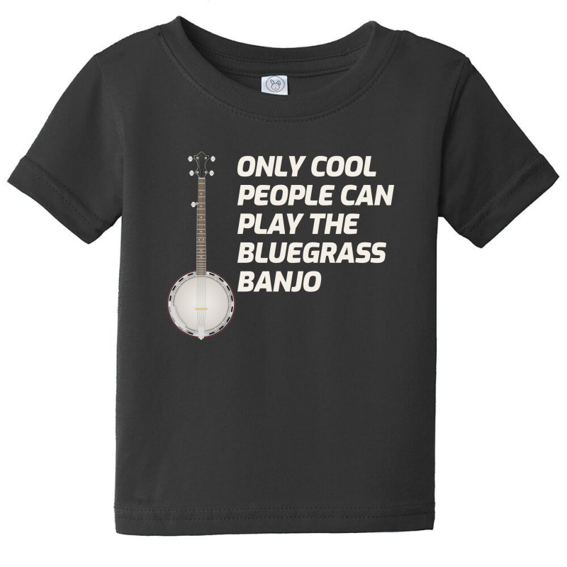 Banjo Bluegrass Music Traditional Musician Funny Gift Baby Tee by Tasteful Tees | Artistshot