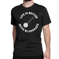 Banjo Bluegrass Music Traditional Musician Funny Gift Classic T-shirt | Artistshot