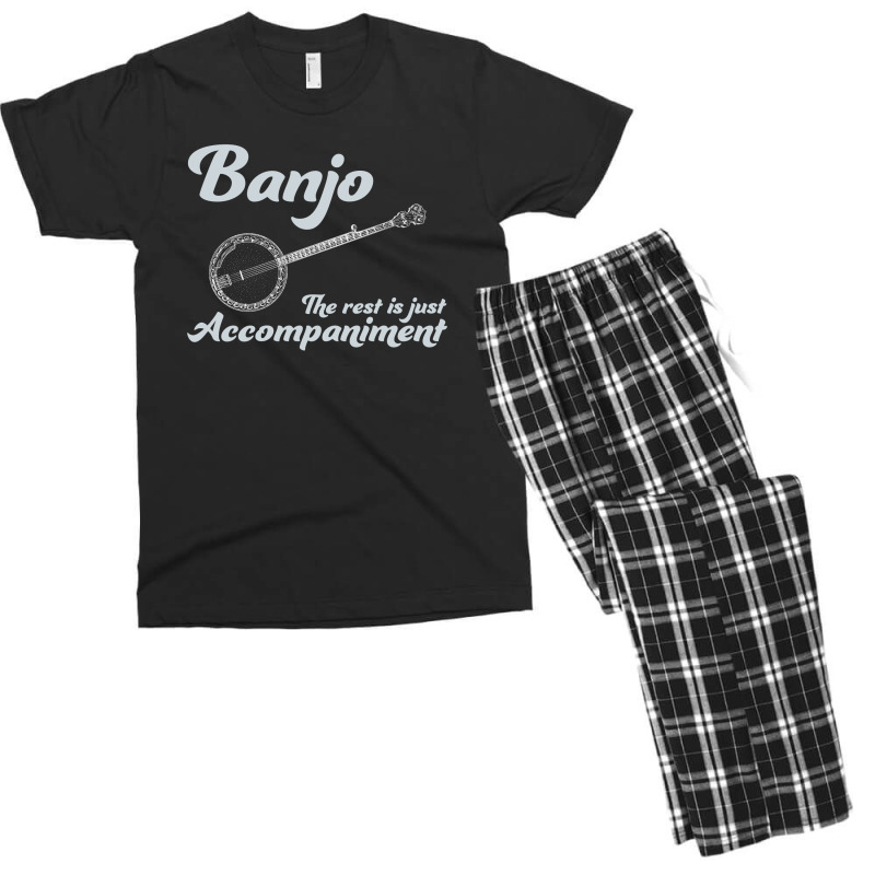 Banjo Bluegrass Music Traditional Musician Funny Gift Men's T-shirt Pajama Set by Tasteful Tees | Artistshot