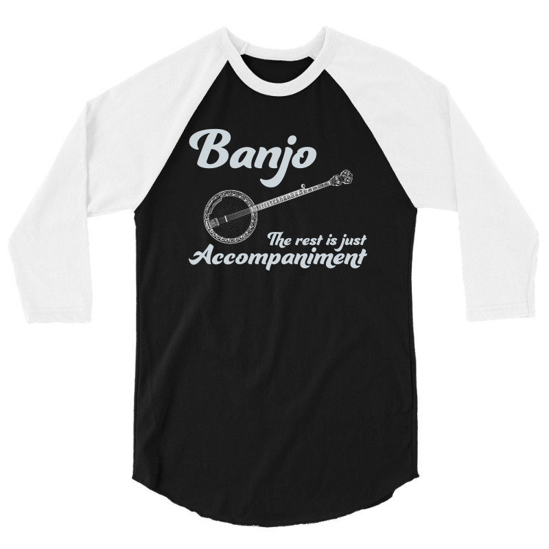 Banjo Bluegrass Music Traditional Musician Funny Gift 3/4 Sleeve Shirt by Tasteful Tees | Artistshot