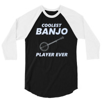 Banjo Bluegrass Music Traditional Musician 3/4 Sleeve Shirt | Artistshot