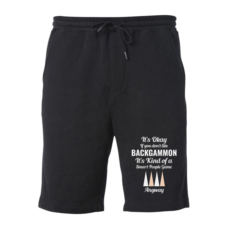 Backgammon Player Board Game Funny Sayings Gift Fleece Short | Artistshot