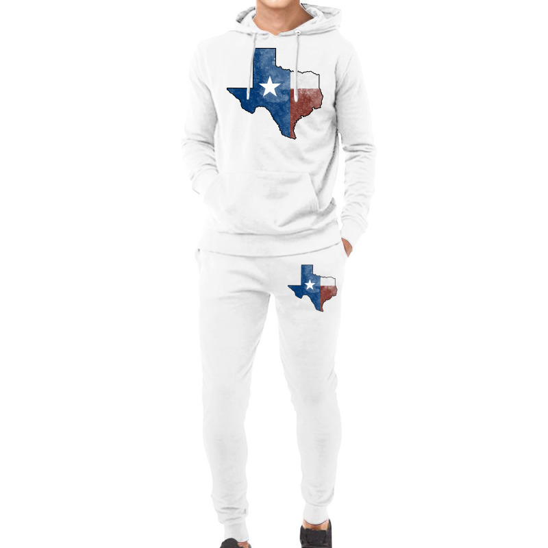 Texas Watercolor Map Hoodie & Jogger Set | Artistshot