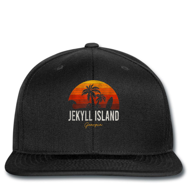 Jekyll Island Beach Georgia Ga Palms Vacation Surf Sundown T Shirt Printed hat by kalellwhistlehunt | Artistshot