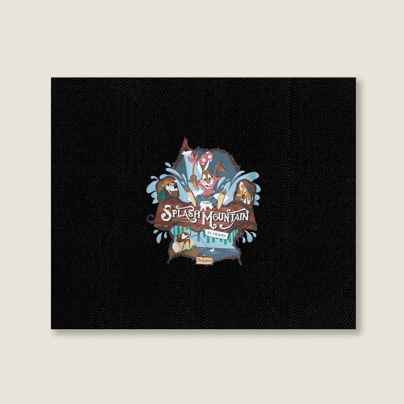 Splash Mountain Landscape Canvas Print | Artistshot