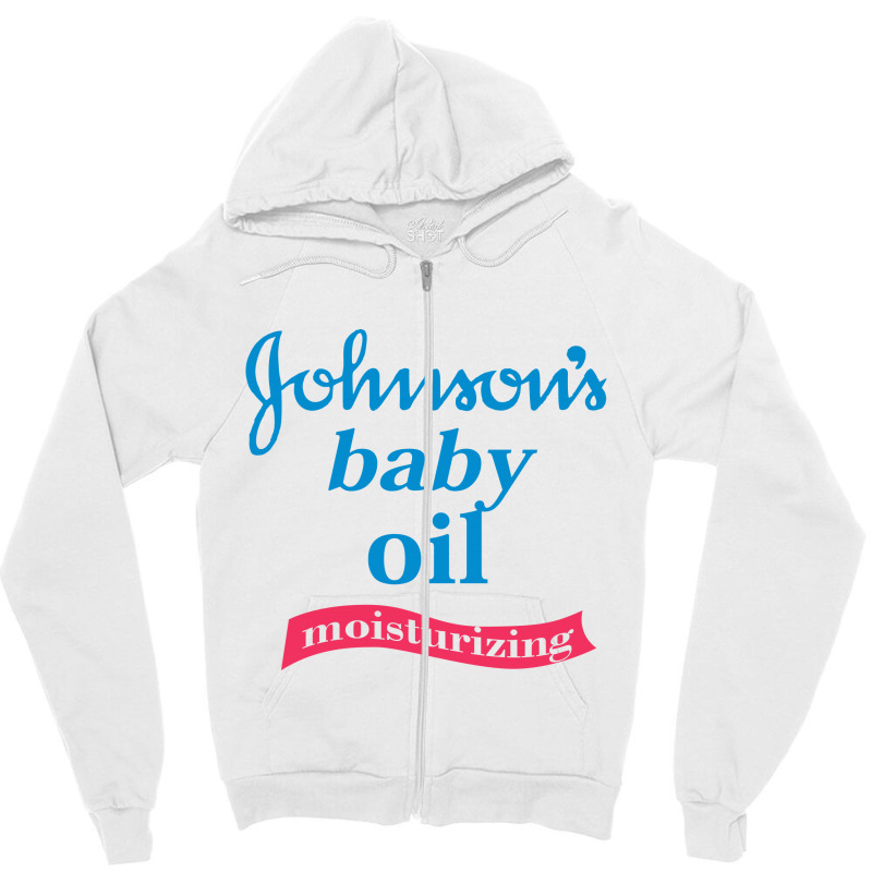 Johnson's Baby Oil Zipper Hoodie by RandLRos | Artistshot