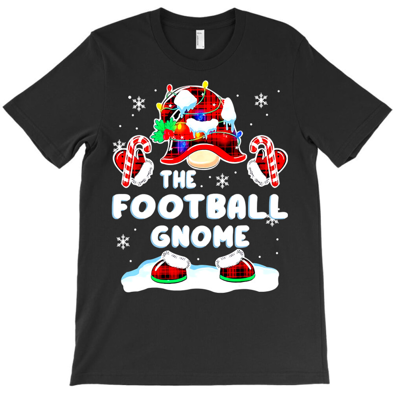 Football Football Gnome Red Plaid Gnomies Matching Family Christmas 97 T-Shirt by circularflap | Artistshot