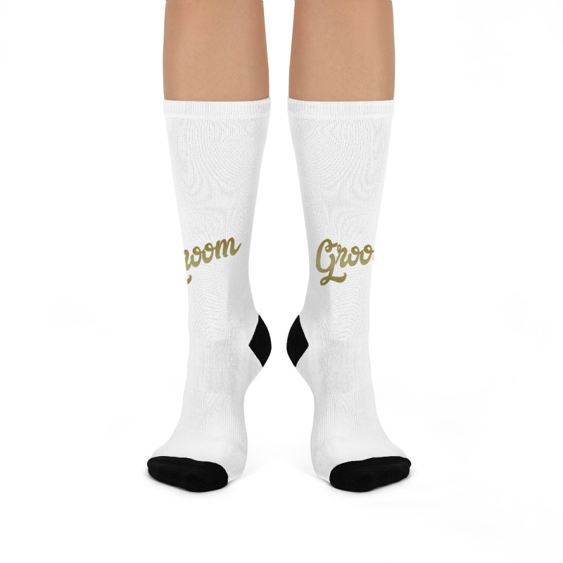 Best Groom Shirt Wedding Party & Bachelor Party, Faux Gold Crew Socks | Artistshot