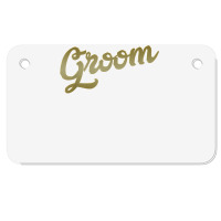 Best Groom Shirt Wedding Party & Bachelor Party, Faux Gold Motorcycle License Plate | Artistshot