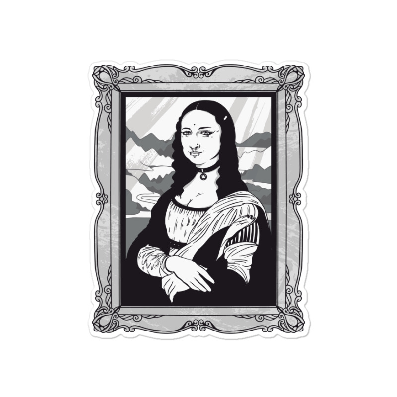 Gothic Mona Lisa Sticker | Artistshot