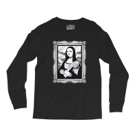 Gothic Mona Lisa Long Sleeve Shirts | Artistshot