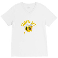 Quen Bee, Bee Lover Design V-neck Tee | Artistshot