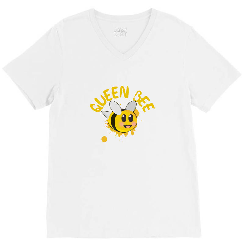 Quen Bee, Bee Lover Design V-neck Tee | Artistshot