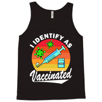 I Identify As Vaccinated Nurse Retro Vintage Tank Top | Artistshot