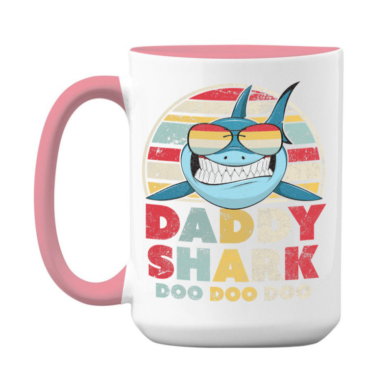 Daddy Shark Shirt, Gift For Dad T Shirt 15 Oz Coffee Mug | Artistshot