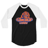 Lincoln Lions 3/4 Sleeve Shirt | Artistshot