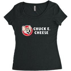 chuck e cheese Women's Triblend Scoop T-shirt | Artistshot
