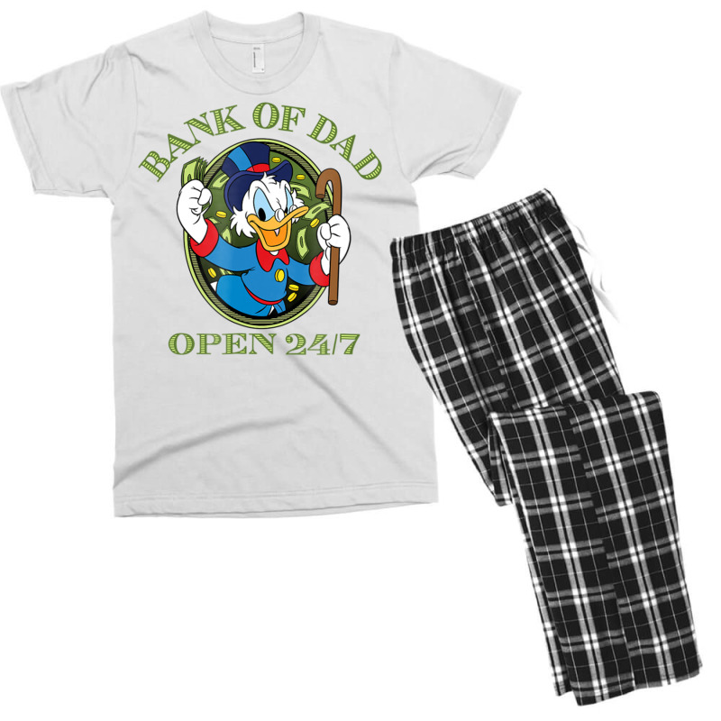 D.u.ck .ta.les B.a.n.k Of Dad  Shirt Men's T-shirt Pajama Set | Artistshot