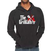 Mens Funny The Grillfather Cookout And Mobster Movie Parody Combo T Sh Vintage Hoodie | Artistshot