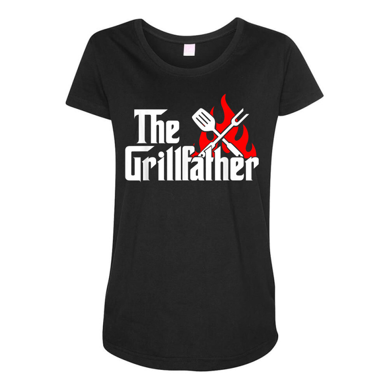 Mens Funny The Grillfather Cookout And Mobster Movie Parody Combo T Sh Maternity Scoop Neck T-shirt by dequariusgoblirsch | Artistshot