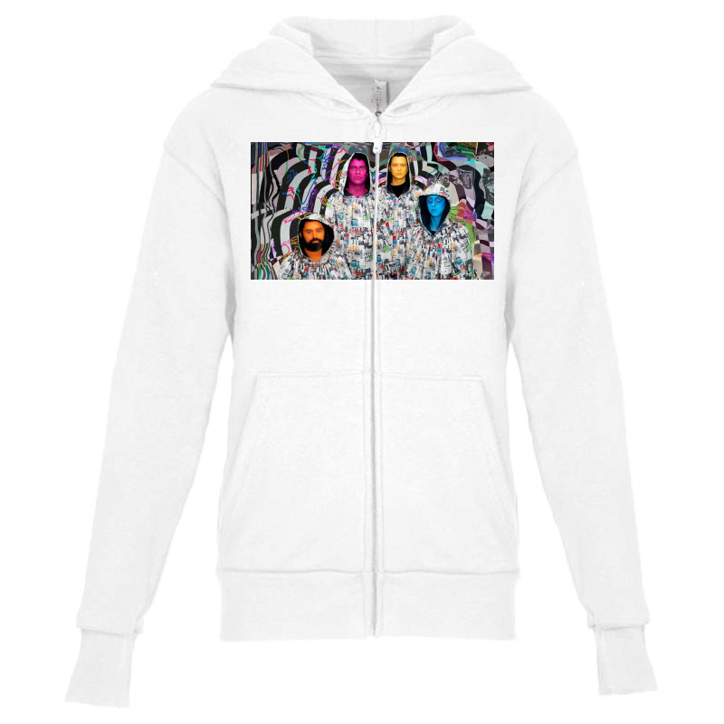 Animal Collective 5 Youth Zipper Hoodie by MaxineStott | Artistshot