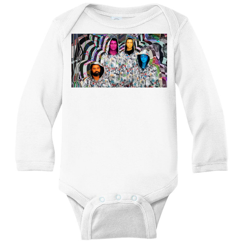 Animal Collective 5 Long Sleeve Baby Bodysuit by MaxineStott | Artistshot