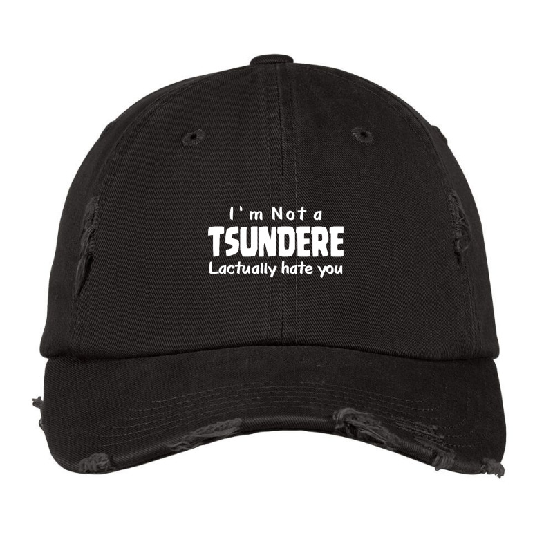 Not A Tsundere Vintage Cap by saterseim | Artistshot