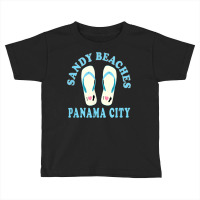 Panama City Vacation Sandy Beaches I Heart Flip Flops T Shirt Toddler T-shirt | Artistshot