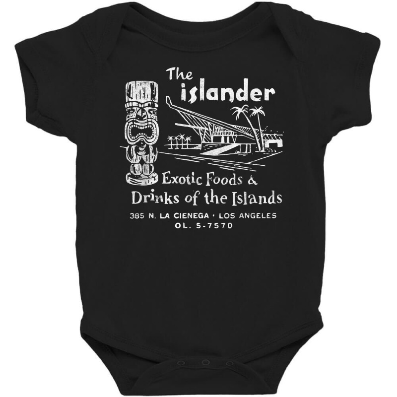 Tiki Bar  The Islander  Hawaiian Style  Vintage Americana T Shirt Baby Bodysuit by carlianagorley | Artistshot