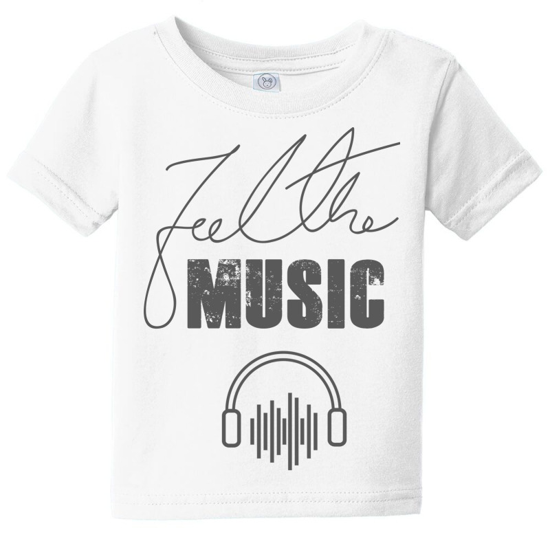 Feel The Music Baby Tee by Şenay | Artistshot