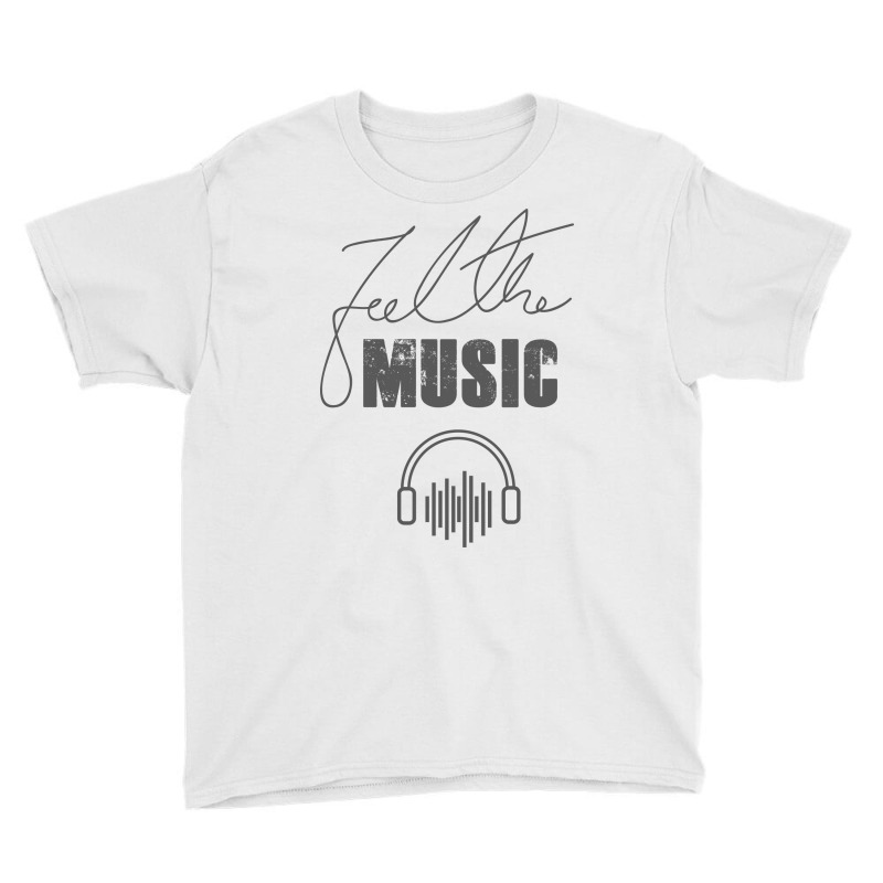 Feel The Music Youth Tee by Şenay | Artistshot