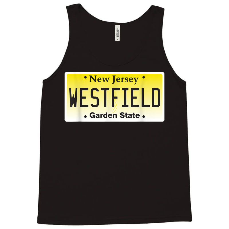 Westfield Nj Hometown New Jersey License Plate Graphic T Shirt Tank Top | Artistshot