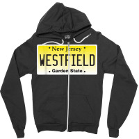 Westfield Nj Hometown New Jersey License Plate Graphic T Shirt Zipper Hoodie | Artistshot