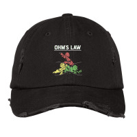 Ohms Law Funny Vintage Cap | Artistshot