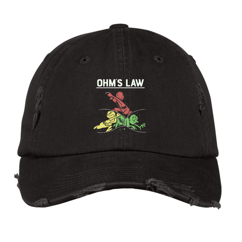 Ohms Law Funny Vintage Cap by Loris Asa | Artistshot