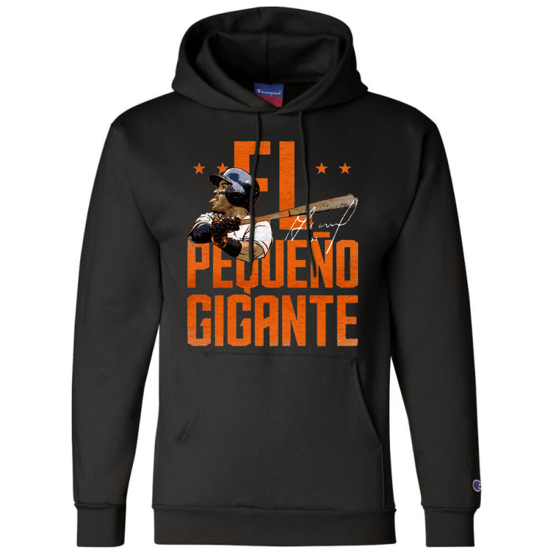 Jose Altuve El Pequeno Gigante Champion Hoodie by kr205 | Artistshot