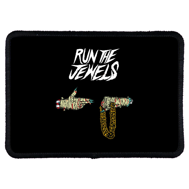 American Hiphop Supergroup Run The Jewels Rectangle Patch | Artistshot