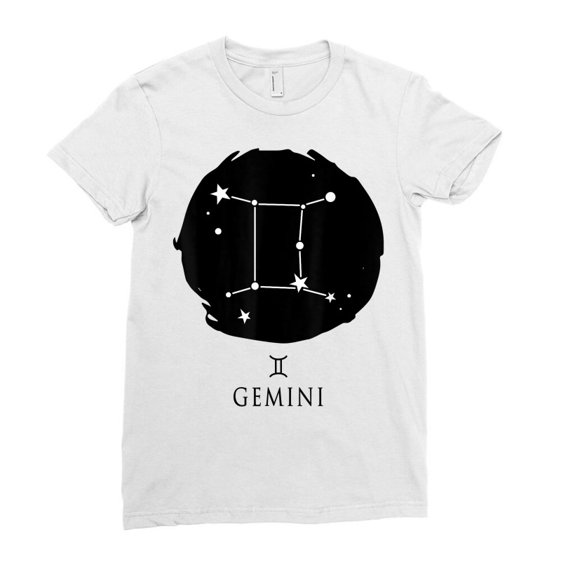 Zodiac Shirt Gemini T Shirt Tee Constellation Ladies Fitted T-Shirt by carlianagorley | Artistshot