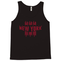 New York Futuristic Typography Tank Top | Artistshot