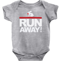 Run Away Rabbit Baby Bodysuit | Artistshot