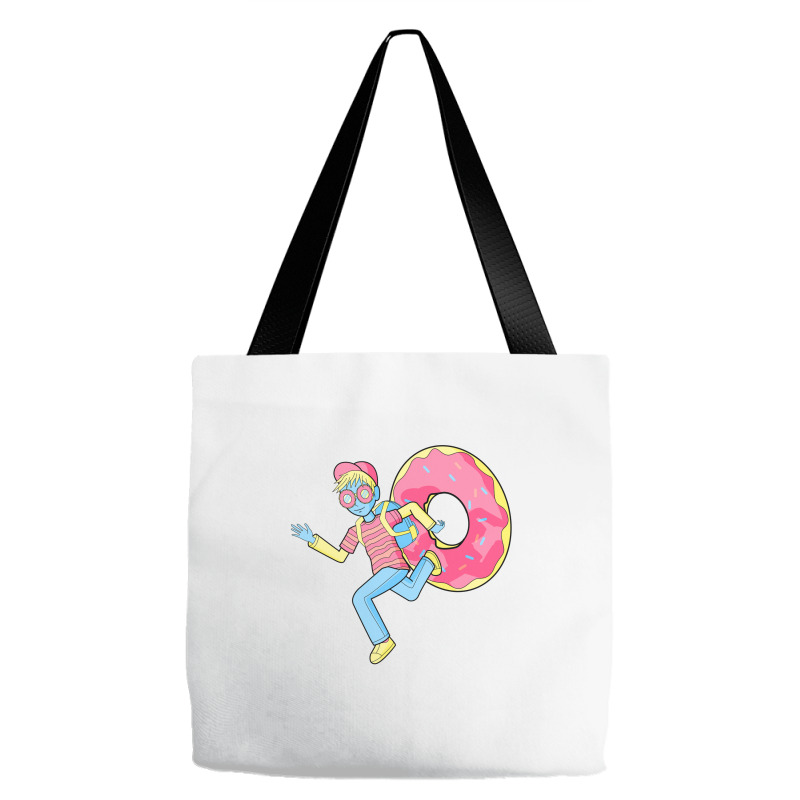 Just Run Because Love Donut Tote Bags | Artistshot