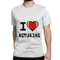 I Love Asturias Classic T-shirt | Artistshot