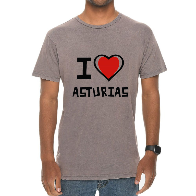 I Love Asturias Vintage T-Shirt by saterseim | Artistshot