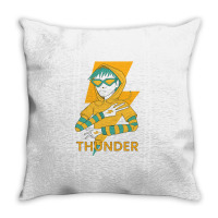 Thunder Man Throw Pillow | Artistshot