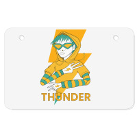 Thunder Man Atv License Plate | Artistshot