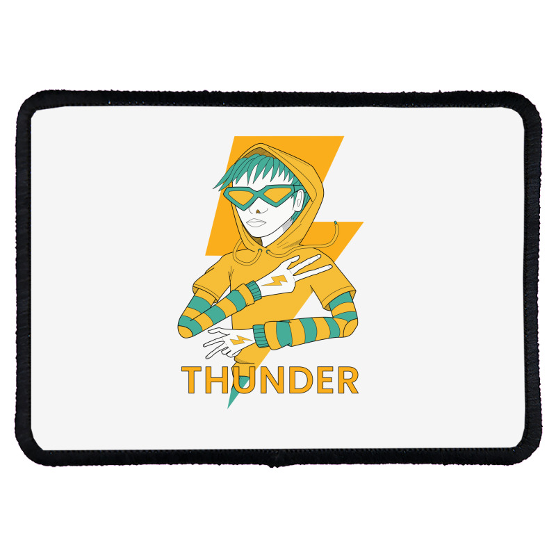 Thunder Man Rectangle Patch | Artistshot