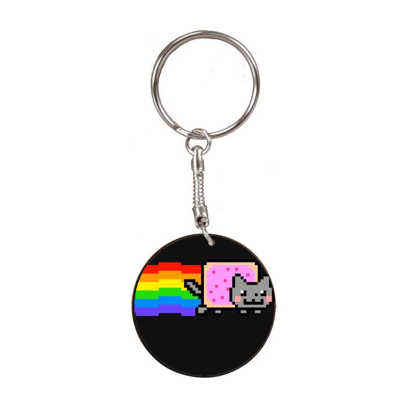 nyan cat keychain
