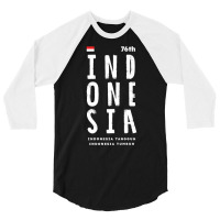 76th Indonesia Independence Day 17th Of August 2021 Premium T Shirt 3/4 Sleeve Shirt | Artistshot