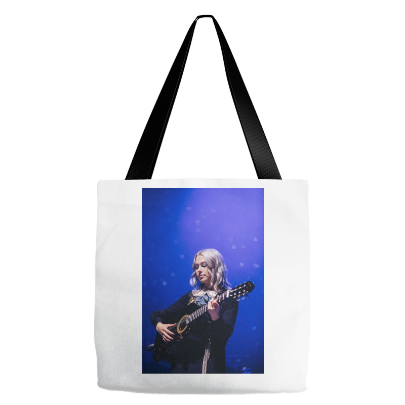 Phoebebridgers Playing The Guitar Tote Bags | Artistshot